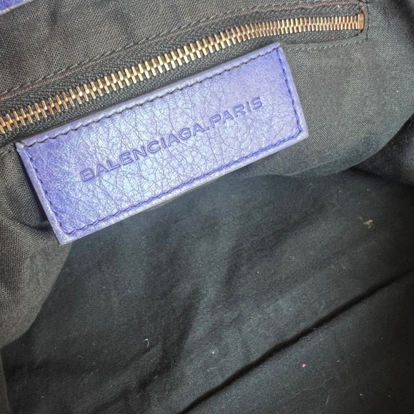 Price Firm - Authentic Balenciaga Giant Part Time in Bleu Lavande Lambskin - Picture 13 of 16